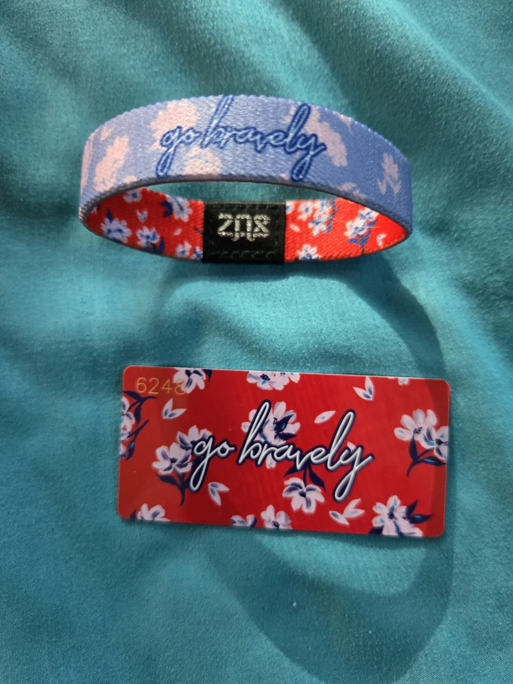 N/A red floral